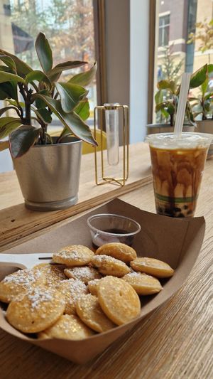 Waffles & boba at Coconut Whisk in Minneapolis