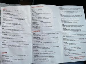 Menu at M3 Pizza in Southside Place