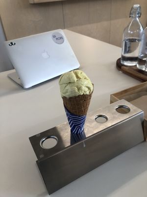 chai ice cream!!!  at Sea People Ice Cream in Mount Maunganui