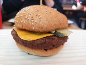 Impossible Cheeseburger at MEL - Grill'd - T2 in Melbourne Airport