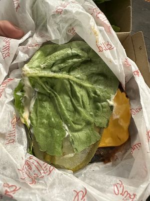 Vegan burger - can ask for lettuce “bun“  at Grill'd in Yarraville