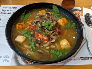 Kare burosu ramen at Wagamama - Dubai Mall in Dubai