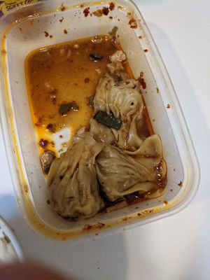 Wontons at Tofu Vegan - Islington in North London