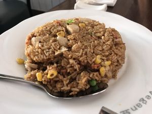 Special fried rice  at Tofu Vegan - Islington in North London