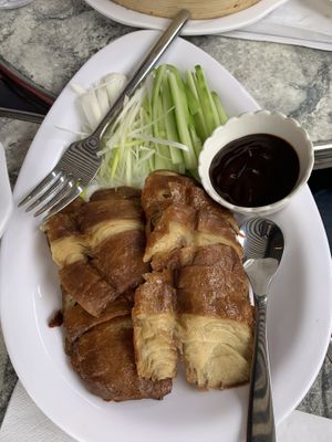 The duck  at Tofu Vegan - Islington in North London