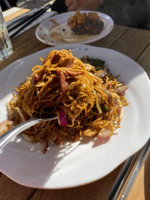 Special noodles at Tofu Vegan - Islington in North London