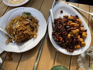 Special noodles at Tofu Vegan - Islington in North London