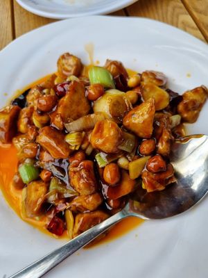 Chicken Kung Bao at Tofu Vegan - Islington in North London