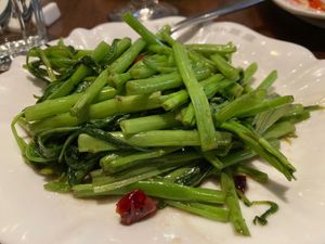 Greens at Tofu Vegan - Islington in North London