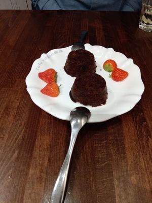 Vegan cupcake at Tofu Vegan - Islington in North London