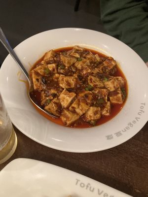 Mapo tofu at Tofu Vegan - Islington in North London