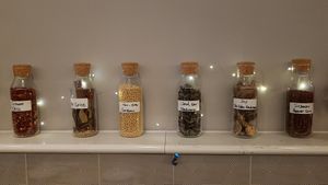 Spices of China used in the dishes. at Tofu Vegan - Islington in North London