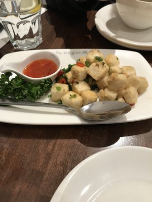 Salt and pepper tofu at Tofu Vegan - Islington in North London