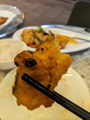 Fish at Tofu Vegan - Islington in North London