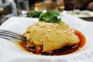 Mouth watering chicken   at Tofu Vegan - Islington in North London