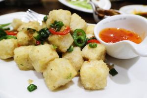 Deep fried tofu   at Tofu Vegan - Islington in North London