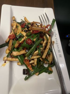 tutu and veggies  at Tofu Vegan - Islington in North London