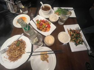 table  at Tofu Vegan - Islington in North London