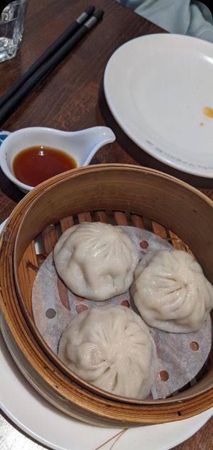Xiaolongbao at Tofu Vegan - Islington in North London