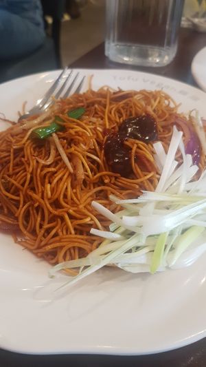 Noodles with barely any veg at Tofu Vegan - Islington in North London