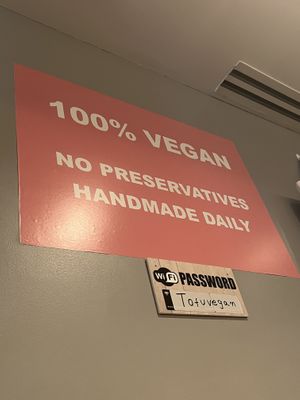 100% Vegan  at Tofu Vegan - Islington in North London