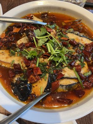 Vegan fish   at Tofu Vegan - Islington in North London