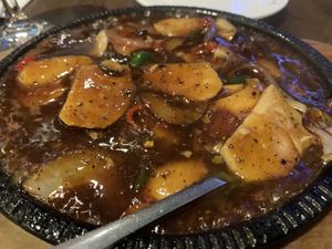 Chinese Mushrooms in spicy sauce  at Tofu Vegan - Islington in North London