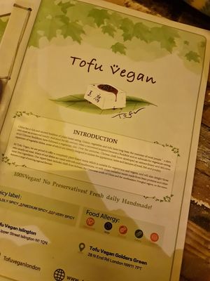  at Tofu Vegan - Islington in North London