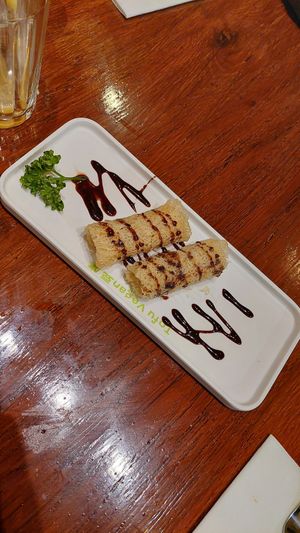 Sweet potato rolls at Tofu Vegan - Islington in North London