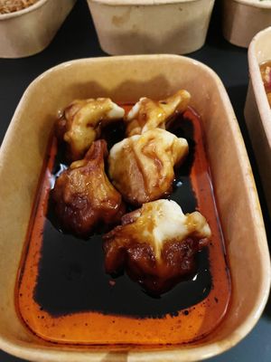 Starter wontons I think? Anyway it was amazing! at Tofu Vegan - Islington in North London