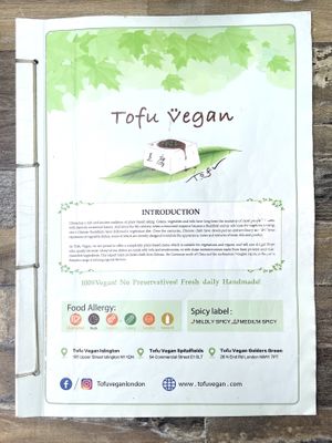   at Tofu Vegan - Islington in North London