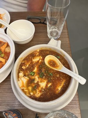 Silken hot tofu  at Tofu Vegan - Islington in North London