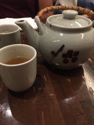 Jasmine tea.   at Tofu Vegan - Islington in North London