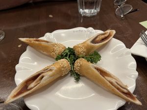 Sesame rolls   at Tofu Vegan - Islington in North London