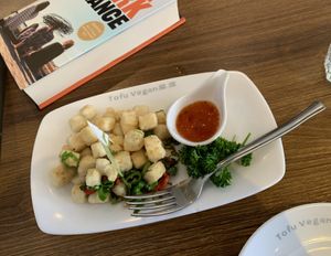 Gf salt & pepper tofu  at Tofu Vegan - Islington in North London