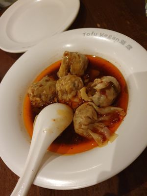 Wonton at Tofu Vegan - Islington in North London