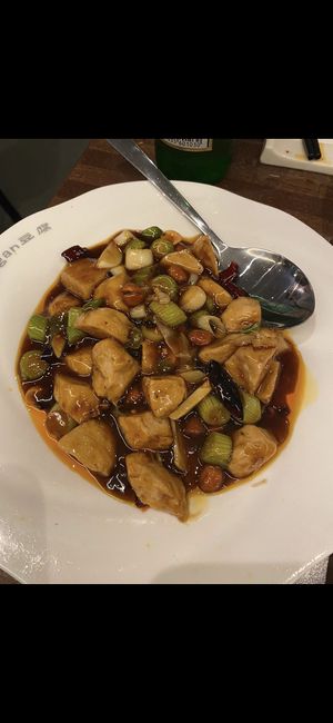 Kung Bao ‘chicken'  at Tofu Vegan - Islington in North London