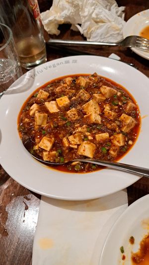 Mapo tofu at Tofu Vegan - Islington in North London