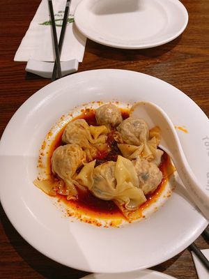 Wontons  at Tofu Vegan - Islington in North London
