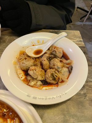 Wontons at Tofu Vegan - Islington in North London