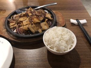 Oyster mushroom  at Tofu Vegan - Islington in North London