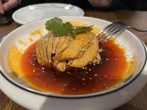 Mouthwatering chicken   at Tofu Vegan - Islington in North London