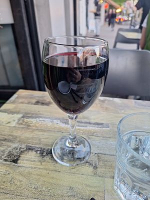 Vegan wine at Tofu Vegan - Islington in North London