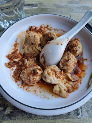 House wontons. Always amazing at Tofu Vegan - Islington in North London