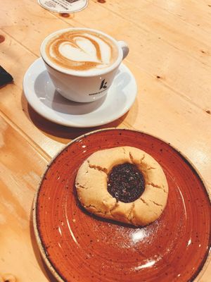 vegan cookie at Kaferang in Stockholm