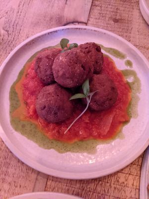 Plantballs at Vegan Tapas in Heswall