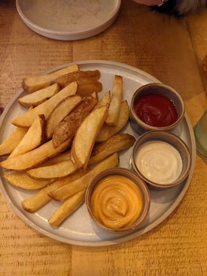 Chips at Vegan Tapas in Heswall