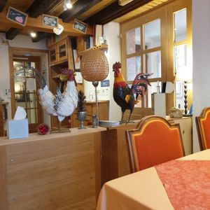 interior at Auberge des Trois Coqs in Geneva