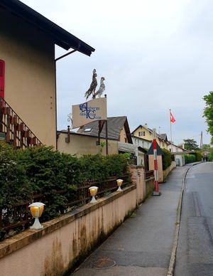 exterior at Auberge des Trois Coqs in Geneva