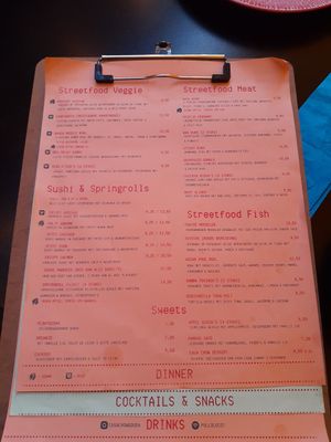 Menu at Casa Chow in Gouda